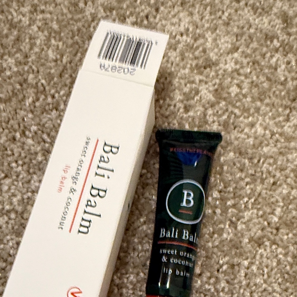 Bali Balm Sweet Orange & Coconut Lip Balm new